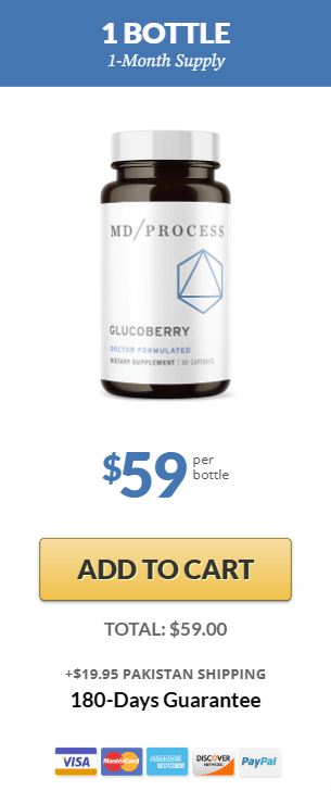 GlucoBerry 1 bottle price