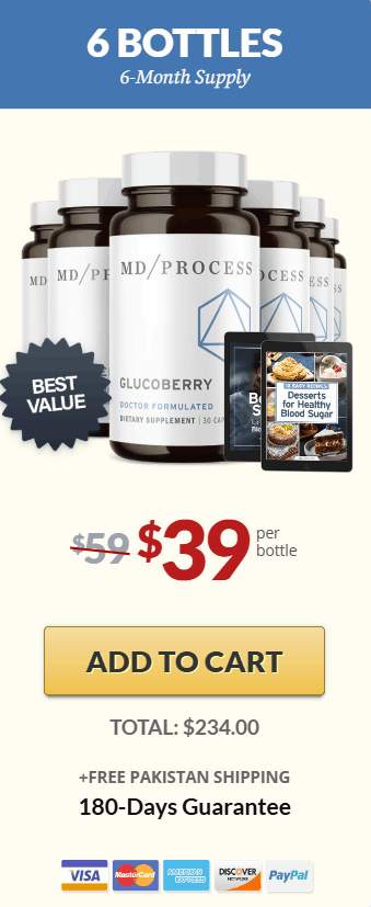 GlucoBerry price 6 bottle