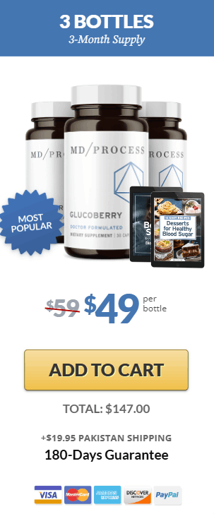 GlucoBerry price 3 bottle